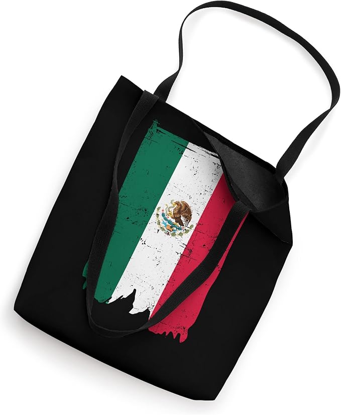 Mexican Flag Tote Bag - Bandera Mexicana Design