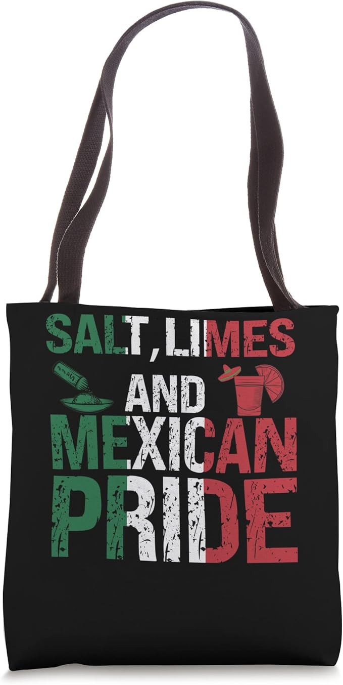 Mexican Cinco De Mayo Party Tote Bag - Mexico Flag Pride Design