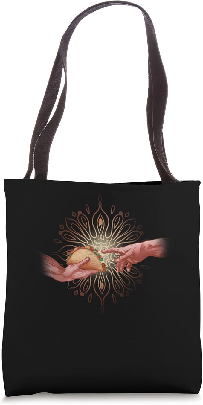 Taco Creation Funny Mexican Chicano Art Tote Bag - Unique & Stylish