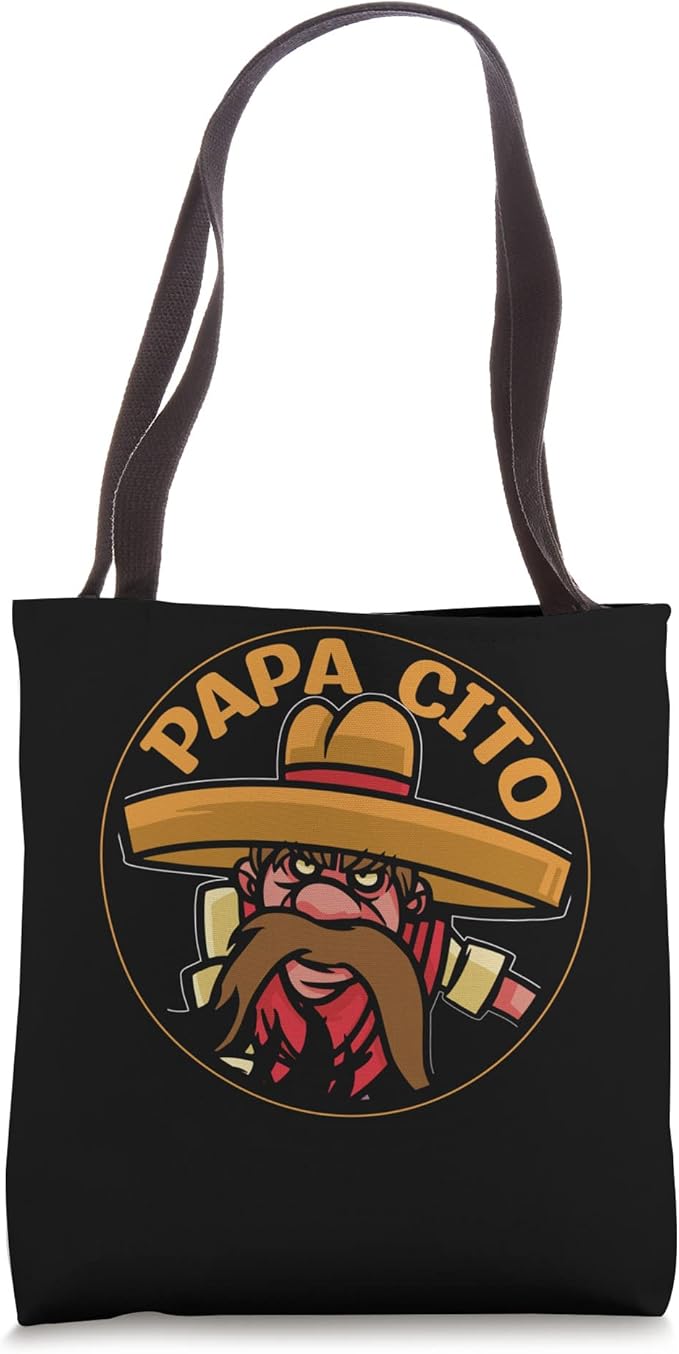 Mexican Cinco de Mayo Party Papa Cito Tote Bag - Festive Celebration Accessory