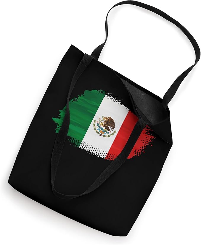 Mexico Bandera Tote Bag - Mexican Flag Design