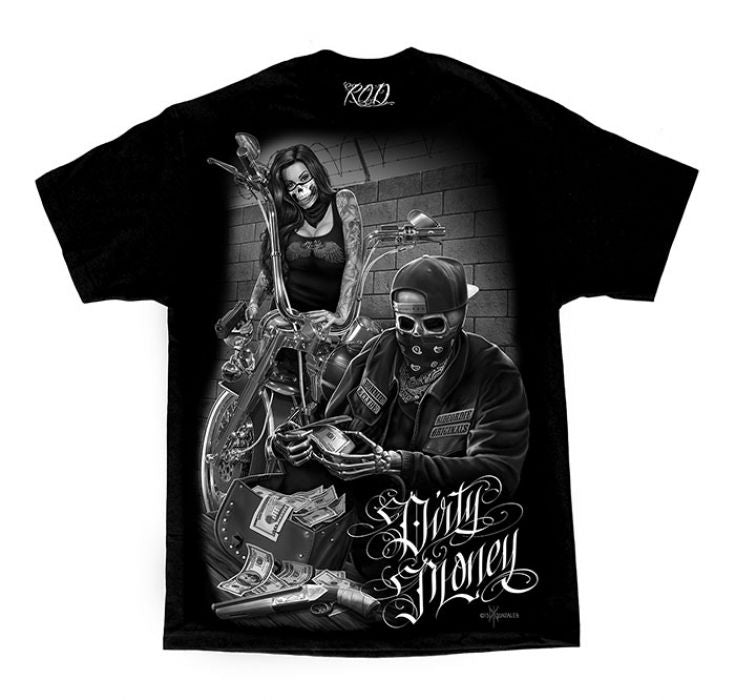 RIDE OR DIE - Bonnie & Clyde Dirty Money Men's Tee