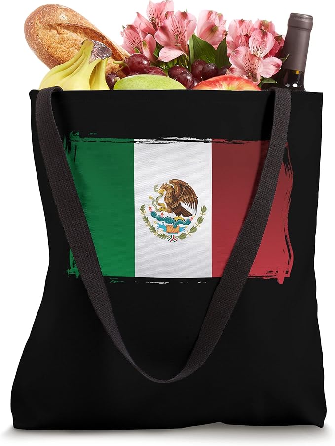 Mexico Flag Tote Bag - Bandera de México Design