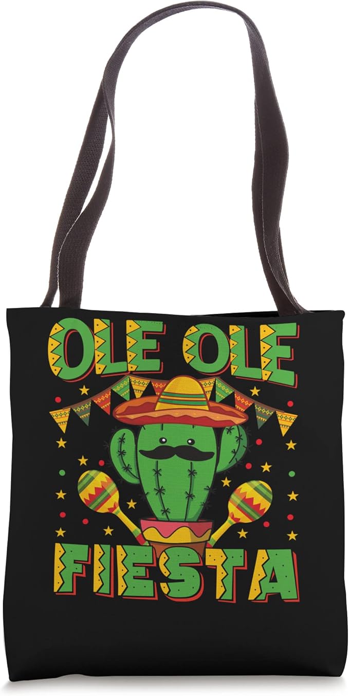 Mexican Cinco de Mayo Party Tote Bag - Ole Ole Fiesta Style