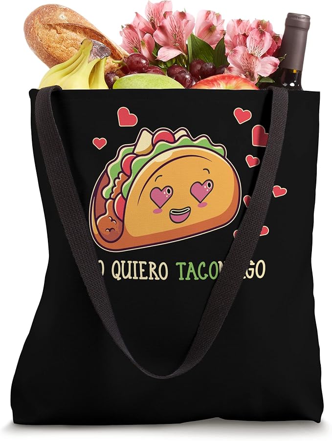 Yo Quiero Tacontigo Funny Taco Latina Mexicana Women’s Tote Bag