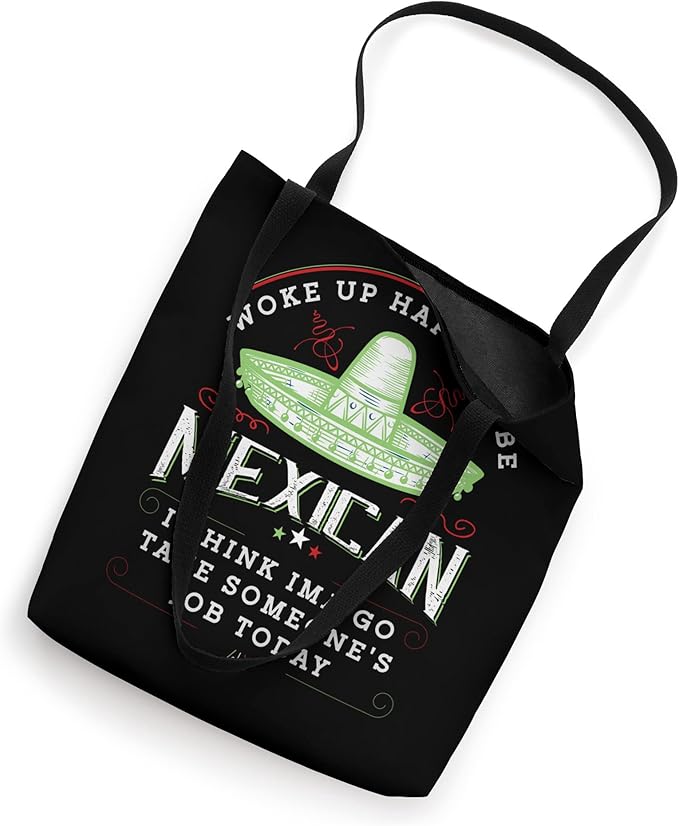 Woke Up Happy To Be Mexican - Funny Chicano Vintage Tote Bag