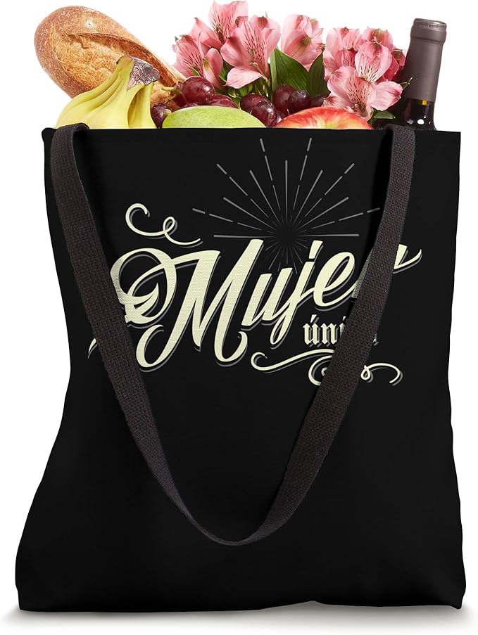 Mujer Única Mexican Tote Bag for International Women's Day or Mother's Day