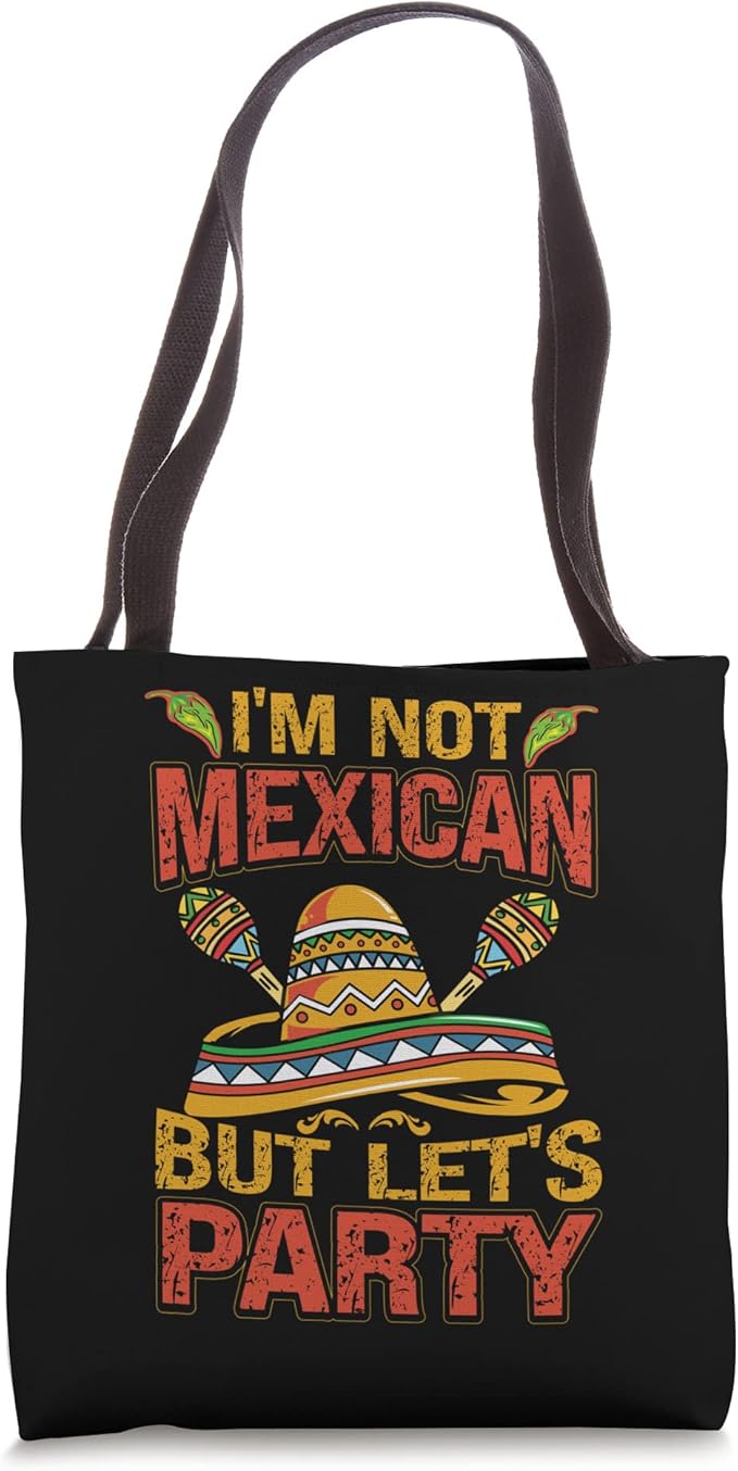 Mexican Cinco de Mayo Party Sombrero Tote Bag - Festive & Stylish