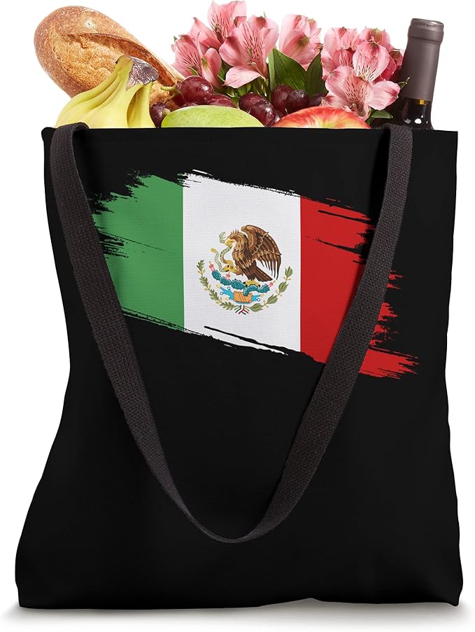 Bandera Mexicana Mexico Flag Vintage T-Shirt and Tote Bag Combo