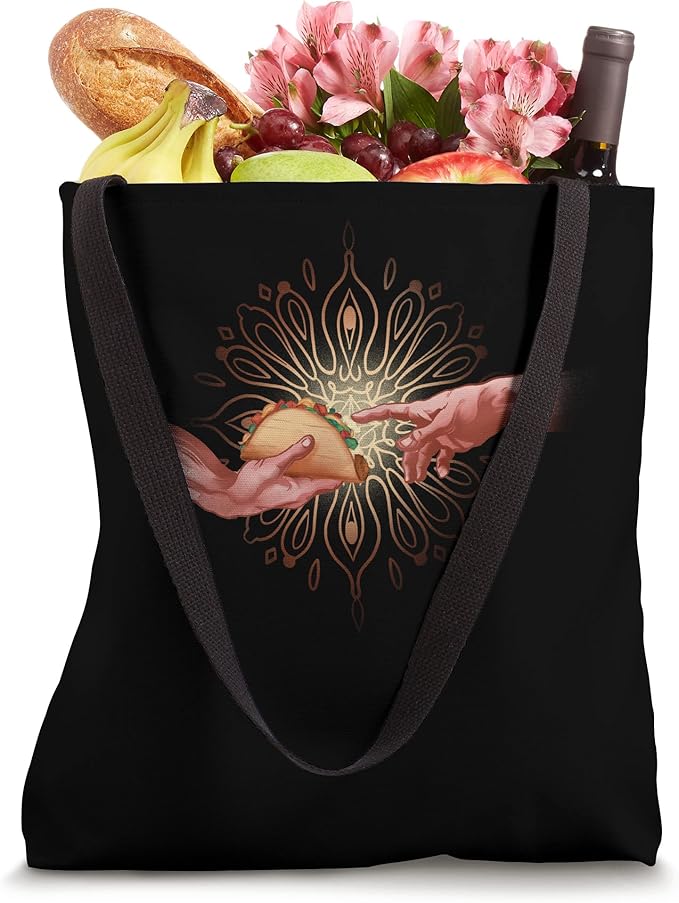 Taco Creation Funny Mexican Chicano Art Tote Bag - Unique & Stylish