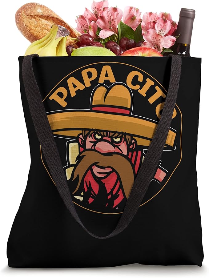 Mexican Cinco de Mayo Party Papa Cito Tote Bag - Festive Celebration Accessory