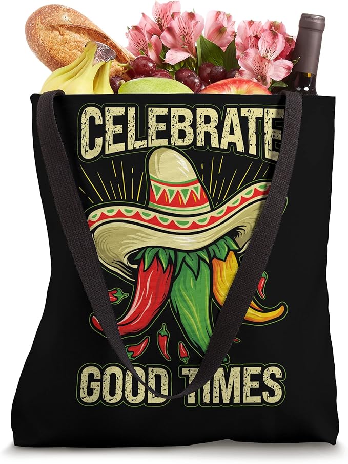 Mexican Cinco de Mayo Party Tote Bag - Festive and Durable