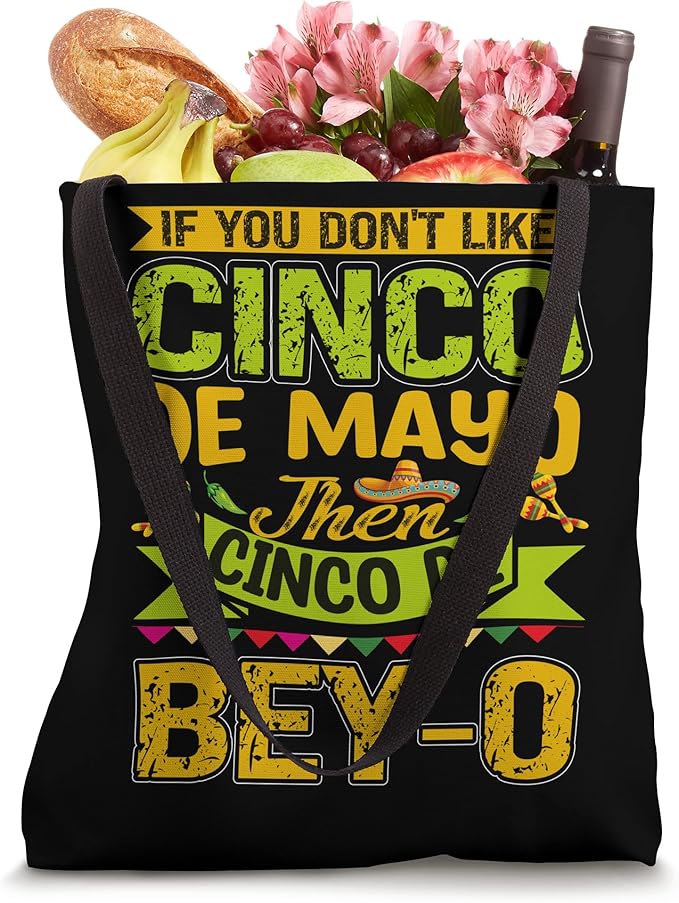 Mexican Cinco De Mayo Party Tote Bag - Festive & Colorful Design