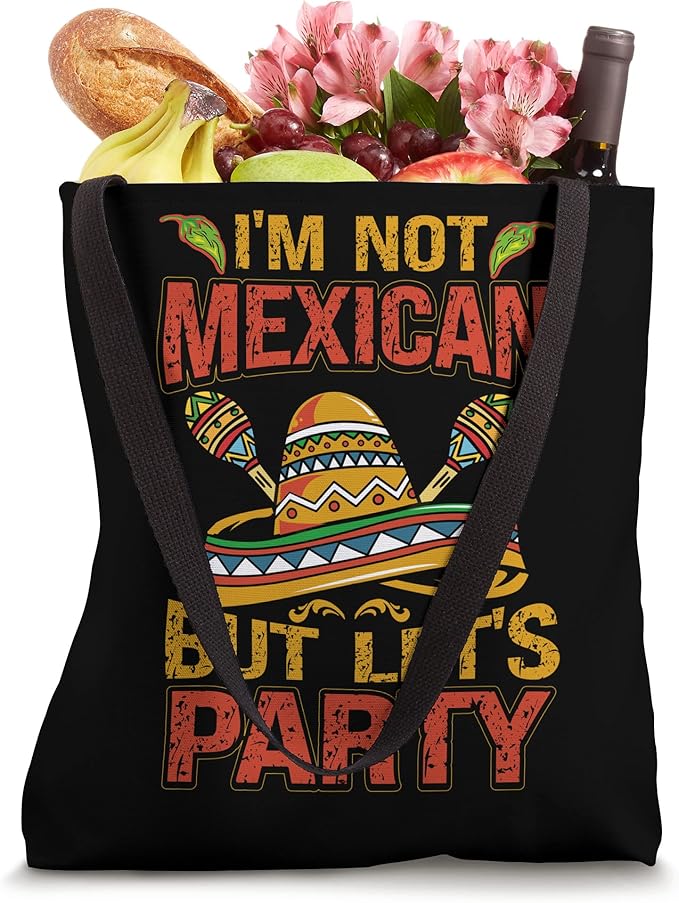 Mexican Cinco de Mayo Party Sombrero Tote Bag - Festive & Stylish