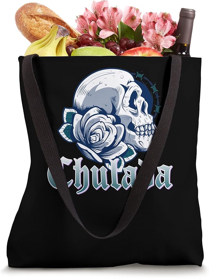 Chulada Skull Vintage Mexicana Mujer Women’s Tote Bag