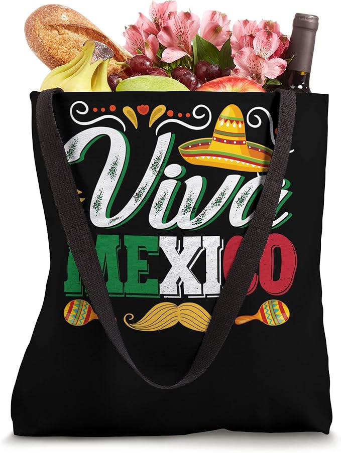 Mexican Cinco de Mayo Party Tote Bag - Viva Mexico Design