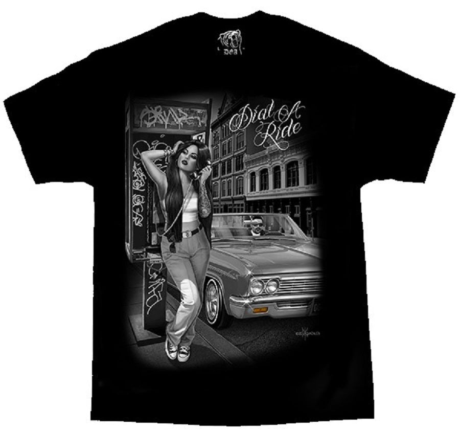 DGA Tees - DIAL A RIDE Men's Tee