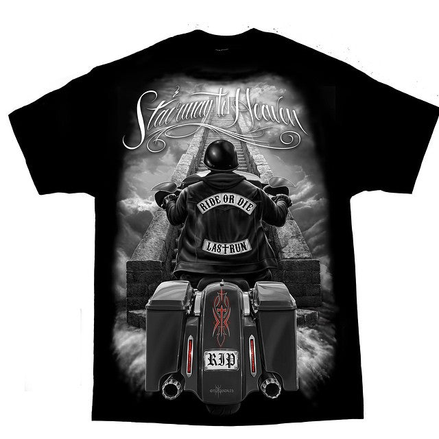 RIDE OR DIE - Stairway to Heaven Men's Tee
