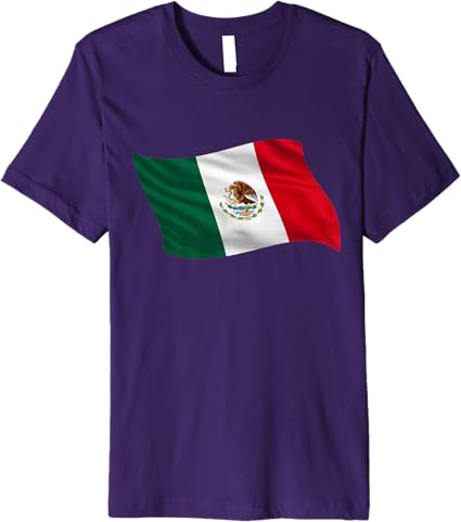 Mexican Flag T-Shirt - Premium Mexico Bandera Camiseta for Men & Women