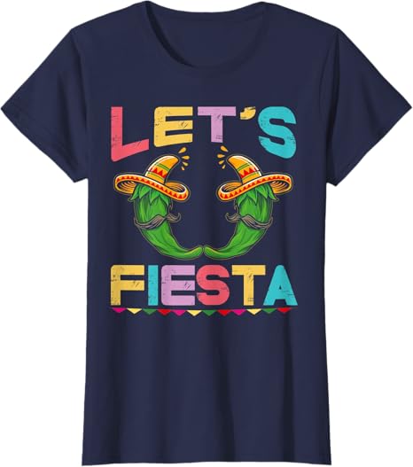 Mexican Cinco de Mayo Party Women T-Shirt – Let's Fiesta Celebration Tee