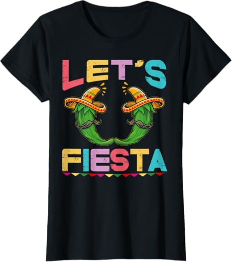 Mexican Cinco de Mayo Party Women T-Shirt – Let's Fiesta Celebration Tee