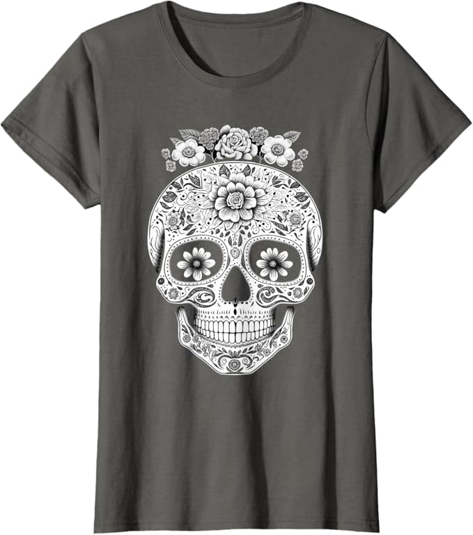 Mexican Skull Women T-Shirts | Stylish Camisas de Calaveras for Every Occasion
