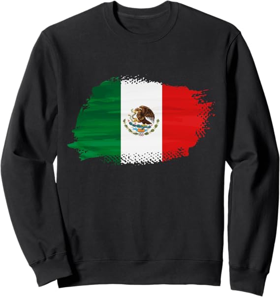 Mexico Flag Sweatshirt - Mexican Bandera Hoodie for Men & Women
