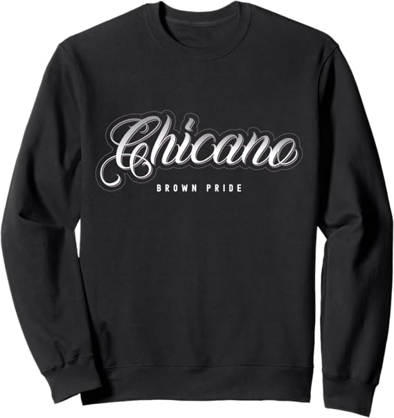 Chicano Brown Pride Mexican Hombre Retro Sweatshirt - Vintage Streetwear