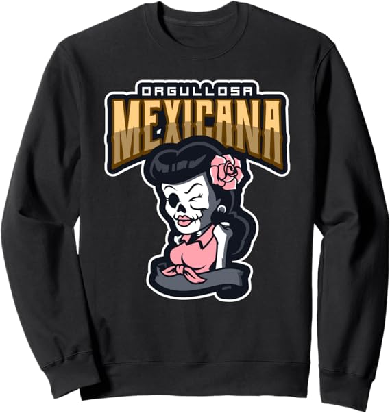 Vintage Mexican Rockabilly Lowrider Sweatshirt | Orgullosa Mexicana Sweatshirt