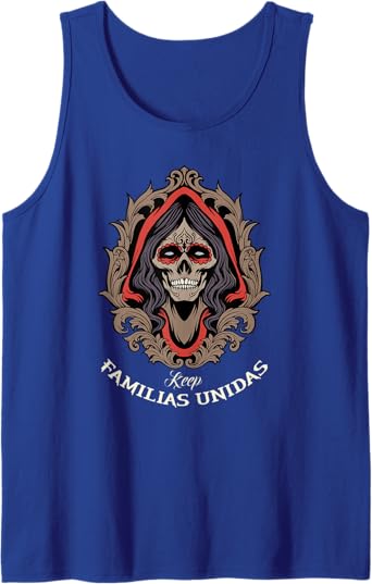 Familias Unidas Mexican Calaveras Skull Chicano Men Tank Top – Bold & Stylish Apparel