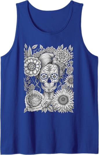 Calaveras Catrina Men Tank Top - Creepy Mexican Day of the Dead Shirt