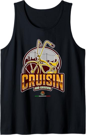 Chicano Lowrider Bike Men Tank Top – Cruisin' and Groovin' Mexican Style