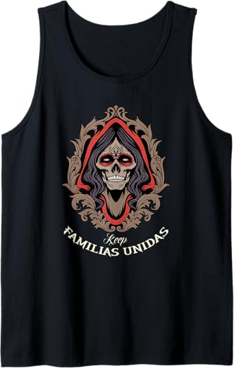 Familias Unidas Mexican Calaveras Skull Chicano Men Tank Top – Bold & Stylish Apparel