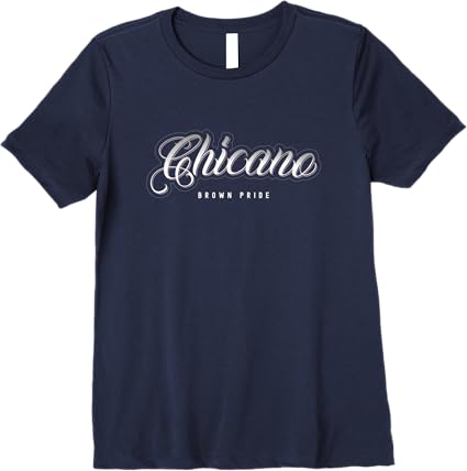 Chicano Brown Pride Retro Mexican Hombre Premium Women T-Shirt - Vintage Style Tee