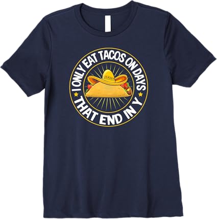 Premium Cinco de Mayo Party Women T-Shirt - Mexican Tacos Design