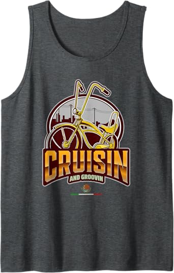 Chicano Lowrider Bike Men Tank Top – Cruisin' and Groovin' Mexican Style