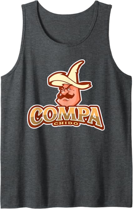 Compa Chido Funny Mexican Chicano Sombrero Tank Top for Men