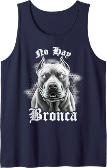 No Hay Bronca Men Tank Top - Mexican Slang Chicano Retro Dog Design