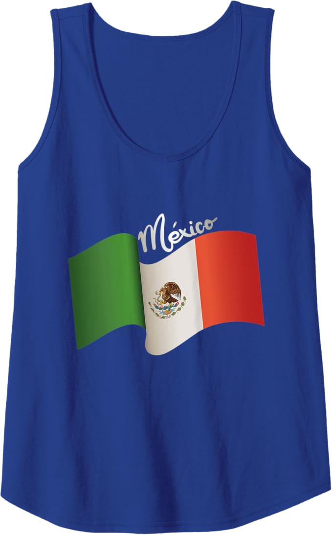 Vintage Mexican Flag Women Tank Top: Retro Bandera Mexicana | Chicano Heritage, Mexican Culture