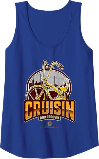 Chicano Lowrider Bike Women Tank Top – Cruisin' and Groovin' Mexican Style