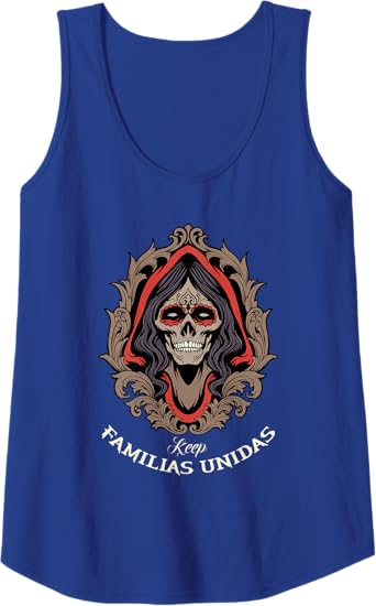 Familias Unidas Mexican Calaveras Skull Chicano Women Tank Top – Bold & Stylish Apparel