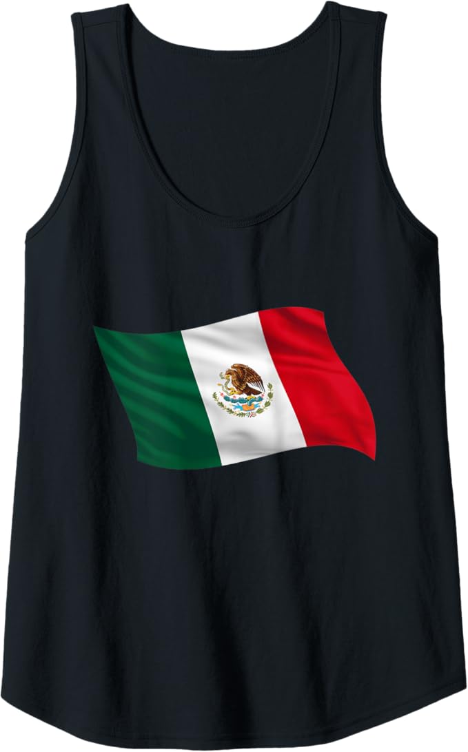 Mexico Flag Women Tank Top – Bandera Mexicana Camiseta
