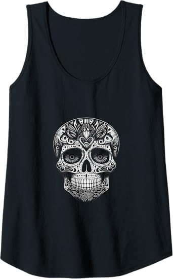Dia de los Muertos Skull Calaveras Women Tank Top - Day of the Dead Mexico Shirt