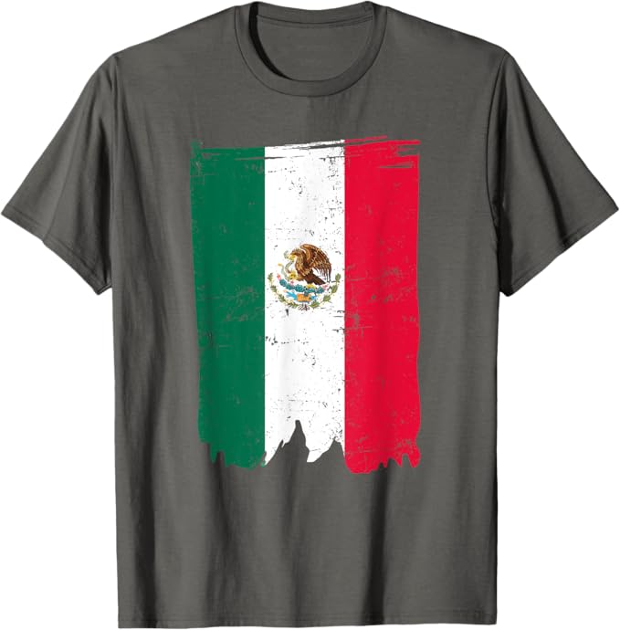 Mexican Flag Men T-Shirt | Bandera Mexicana Shirt for Men & Women