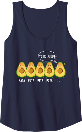 Funny Mexican Latino Quote Women Tank Top - Pata Peta Pita Pota Yo No Juego