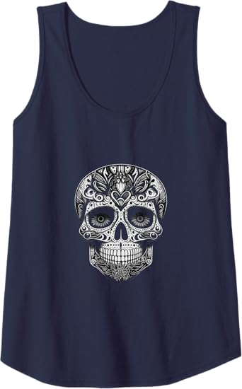 Dia de los Muertos Skull Calaveras Women Tank Top - Day of the Dead Mexico Shirt