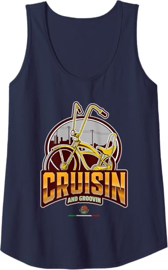 Chicano Lowrider Bike Women Tank Top – Cruisin' and Groovin' Mexican Style
