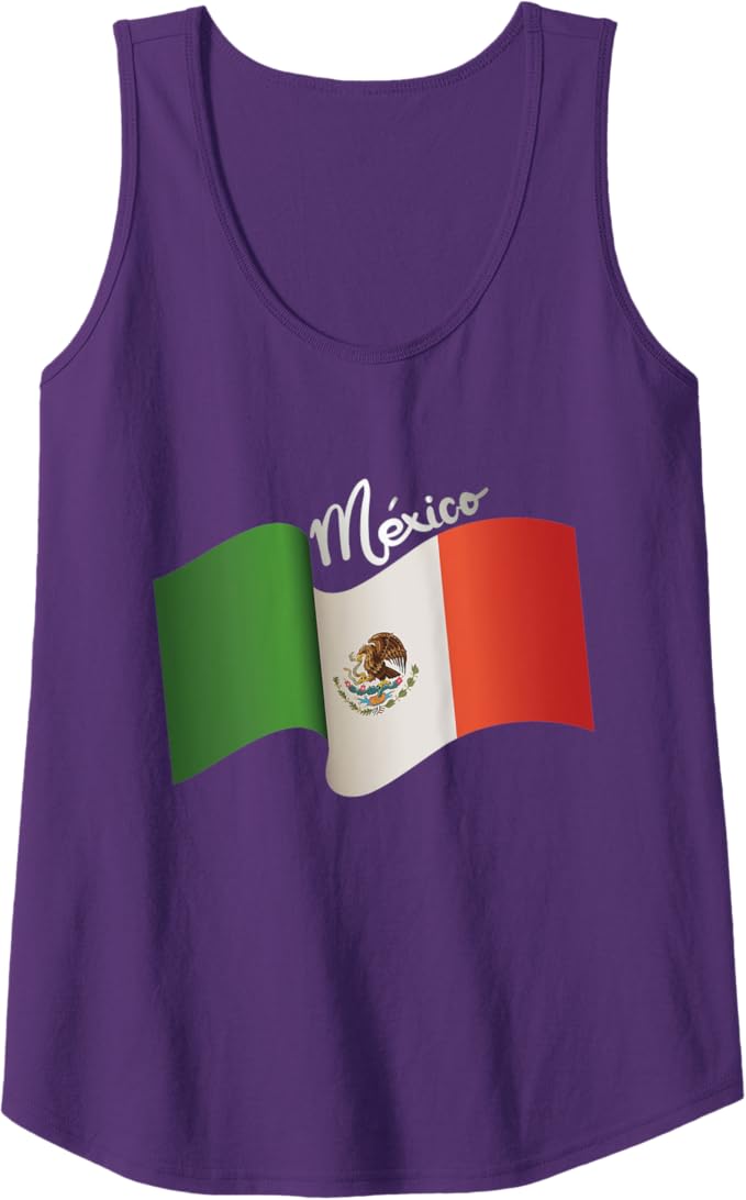Vintage Mexican Flag Women Tank Top: Retro Bandera Mexicana | Chicano Heritage, Mexican Culture