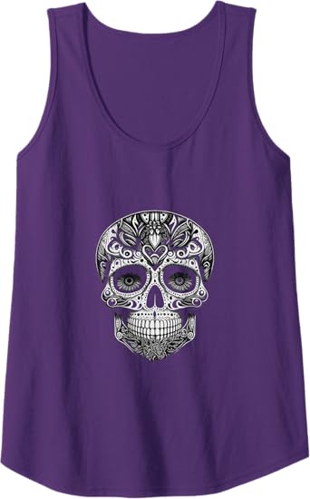 Dia de los Muertos Skull Calaveras Women Tank Top - Day of the Dead Mexico Shirt