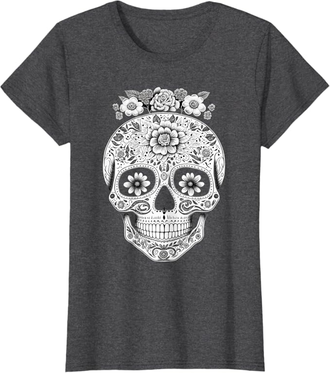 Mexican Skull Women T-Shirts | Stylish Camisas de Calaveras for Every Occasion